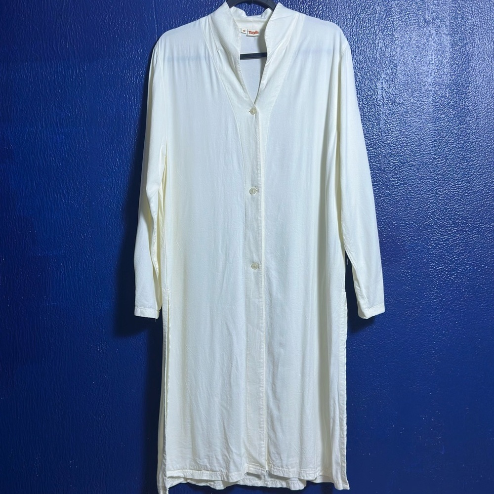 Tianello Cream Long Jacket